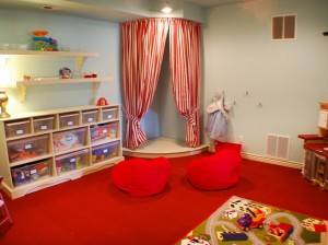Corner Stage in Childrens Space